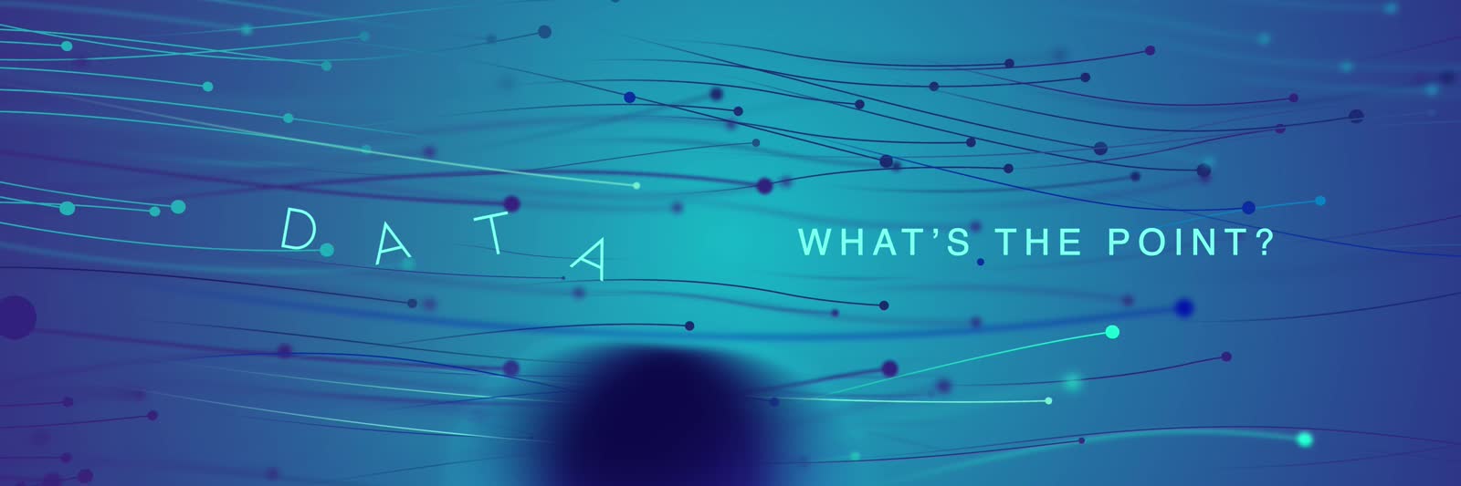 Title card from AXA Investment Managers' conference opener, reading Data, what's the point?