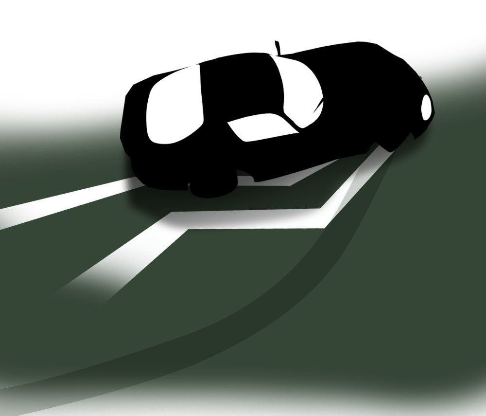 BBC Top Gear Promo — an illustrated silhouette of a sports car in motion, from the archive page's own hero image