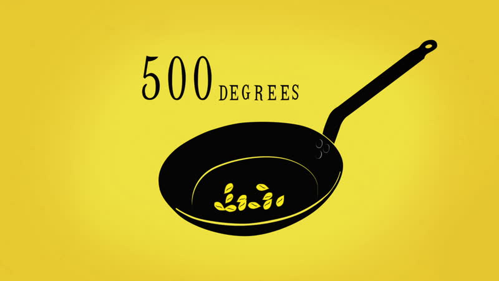 500 Degrees temperature comparison title card