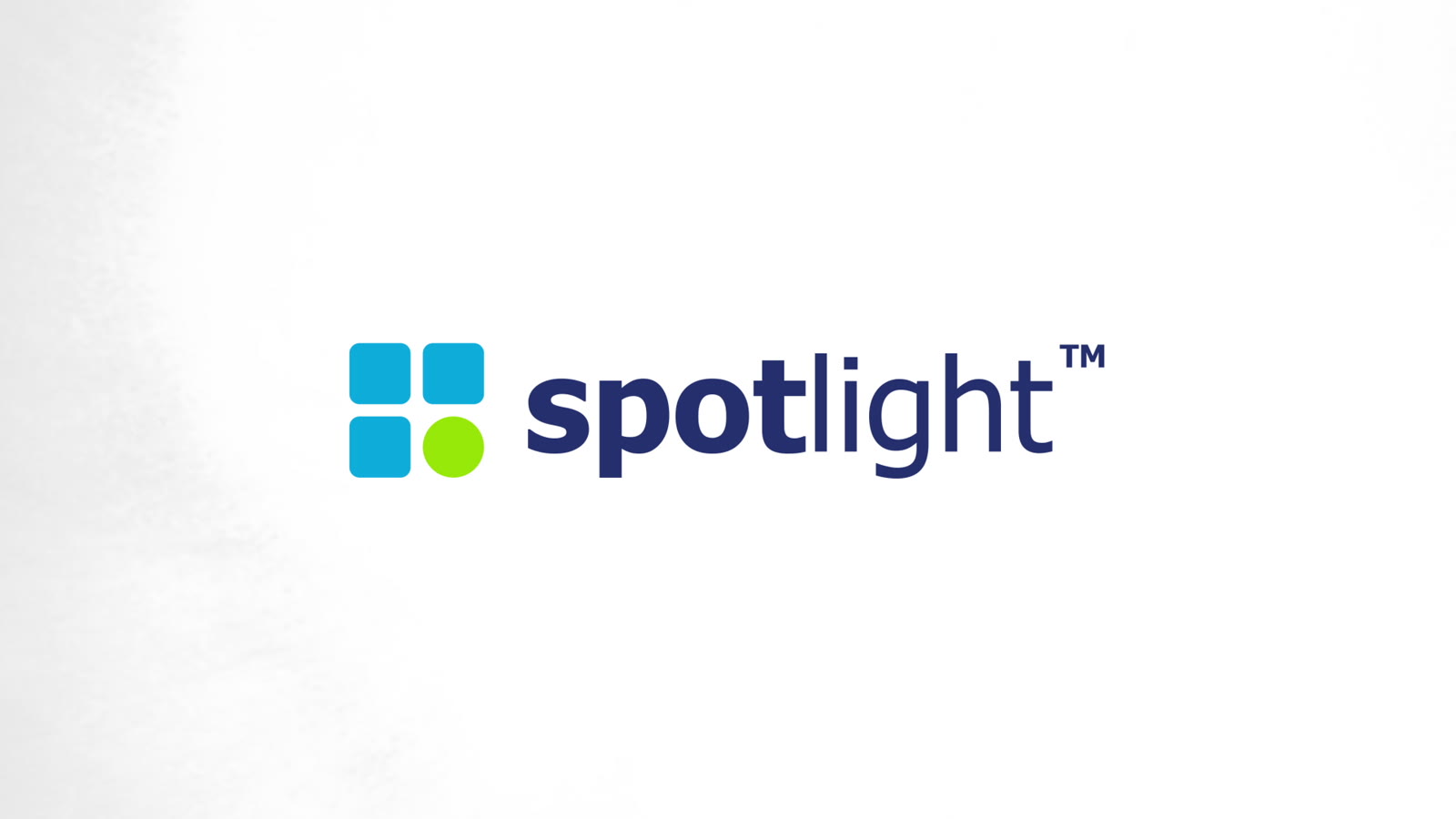 The Spotlight product logo, a blue and green icon beside the wordmark