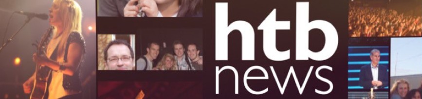 HTB News — a real photo collage of the programme's presenters and congregation, from the archive page's own hero image