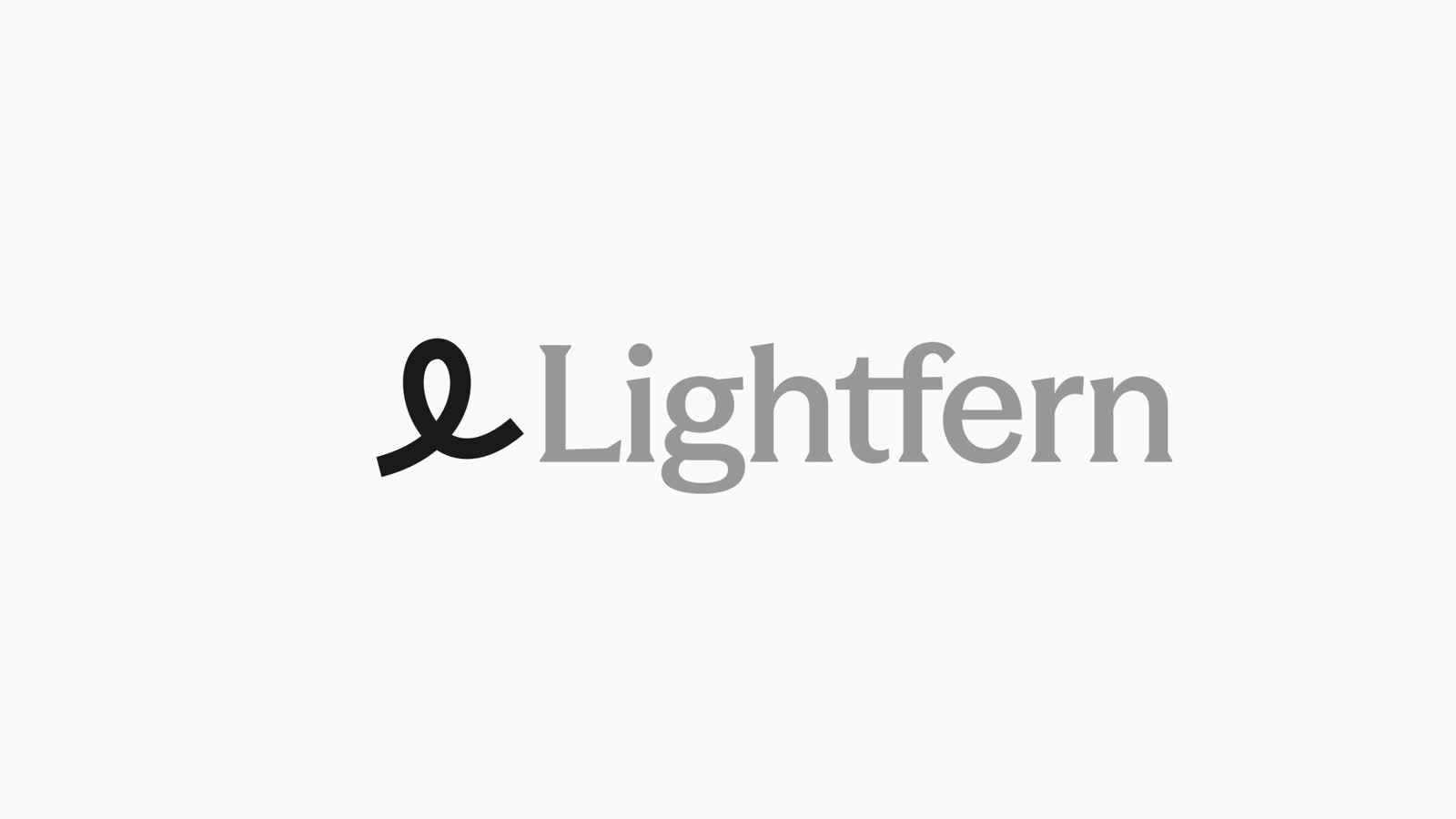 Lightfern logo card