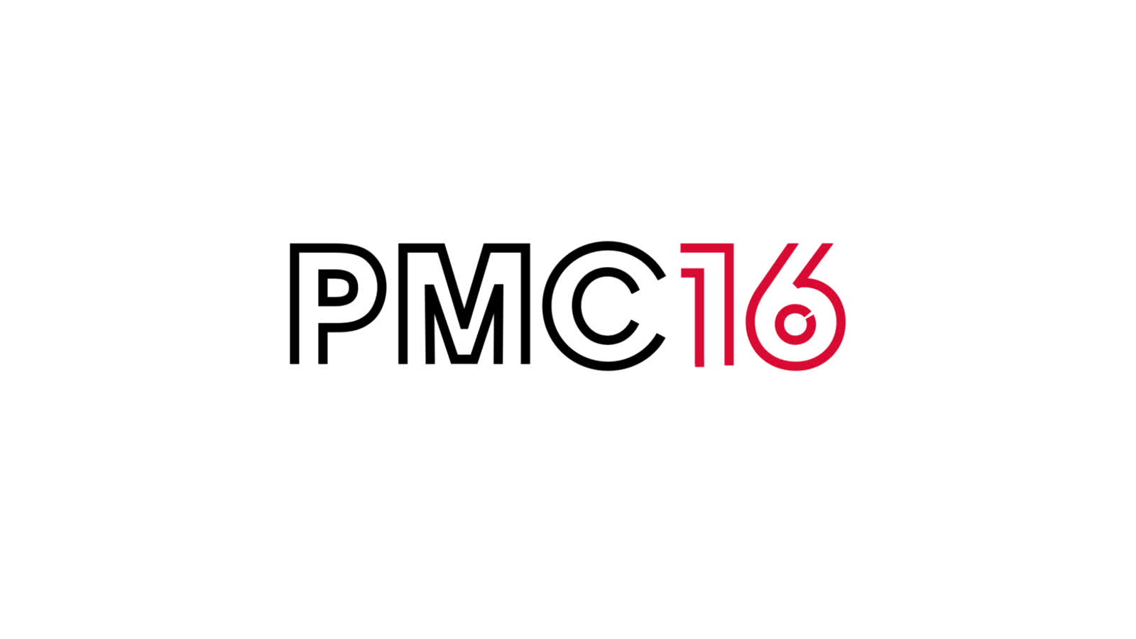 PMC16 logo card that closes the film